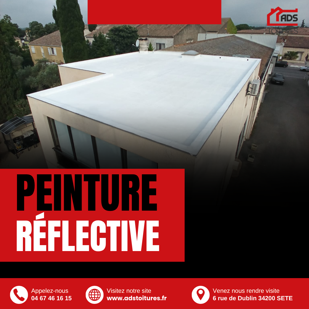 ADS TOITURES peinture réflective