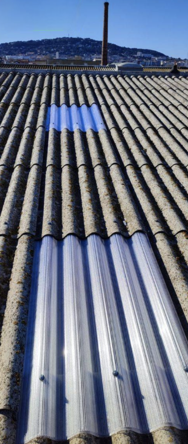 makrolon lexan toiture industrielle Montpellier hérault 34