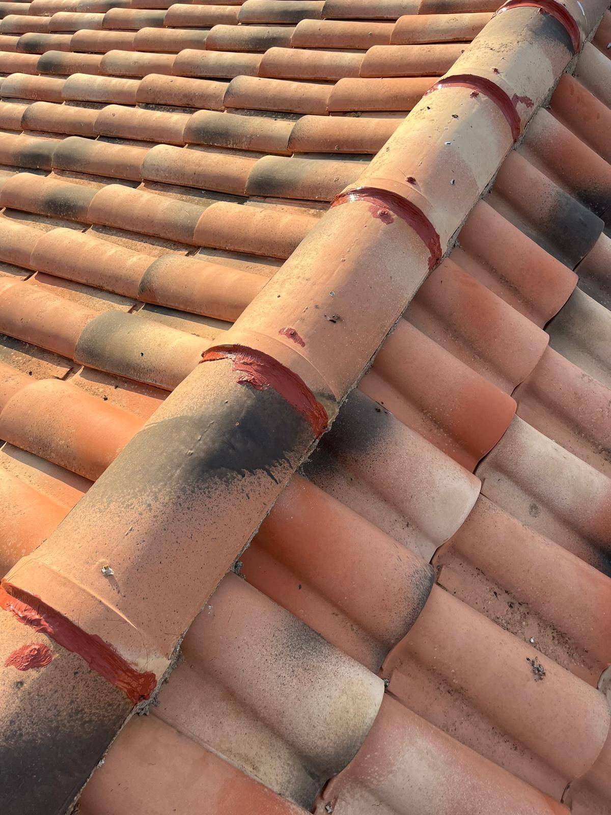 Étanchéité sur toit traditionnel, Intervention sur un faîtage à Béziers