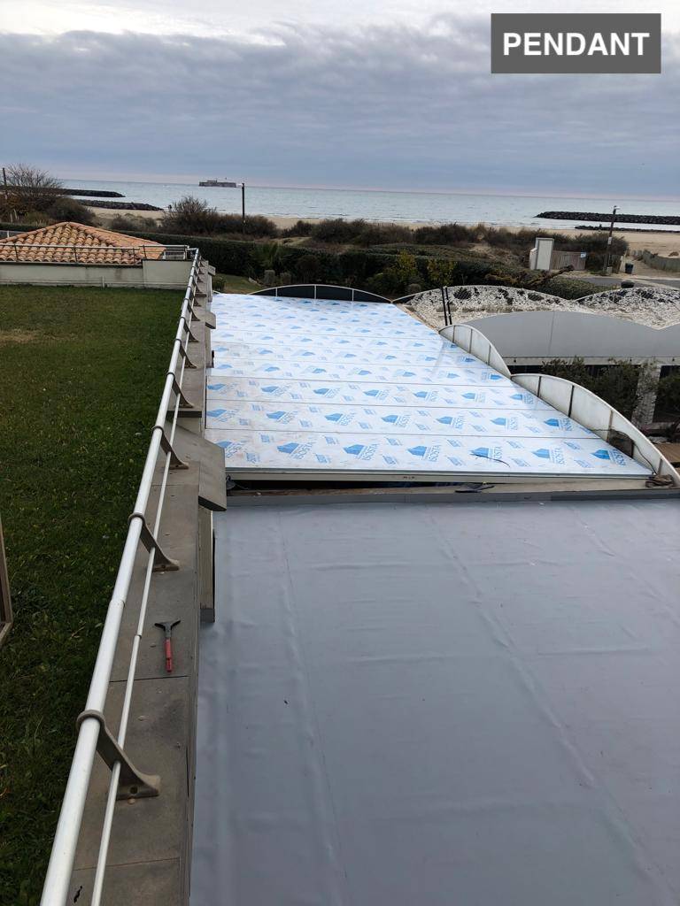 Installation d'Isotoit pour toit-terrasse : Rénovation et amélioration thermique - ADS Toitures, Expert dans l'Hérault