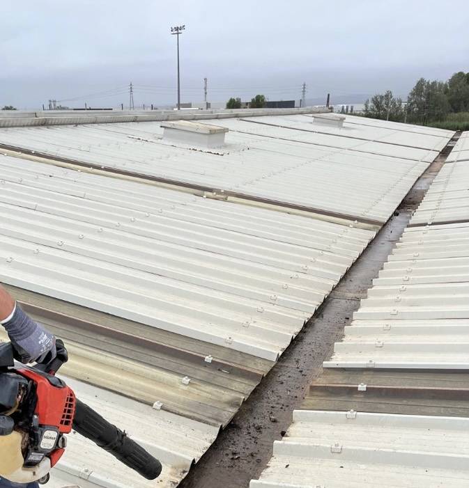Entretien toiture industrielle