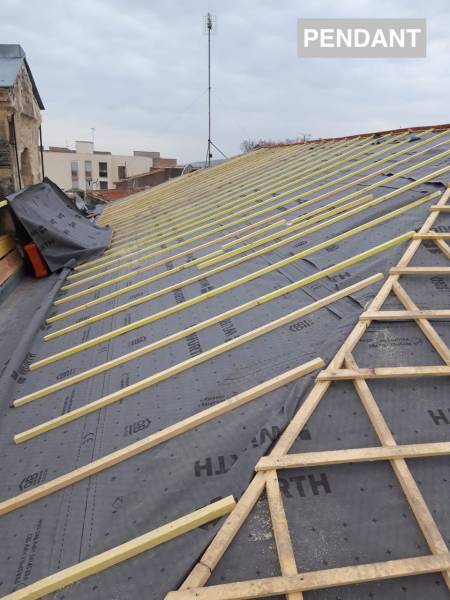 Couverture et liteaux toiture près de Montpellier hérault 34