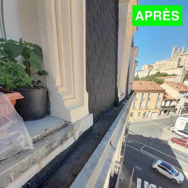 Refection réparation et nettoyage gouttière et toiture à Sète dans l'hérault