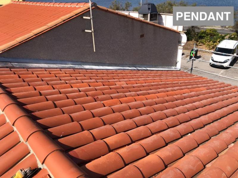 Réparation de toiture pente dans Sète hérault 34 pour un client
