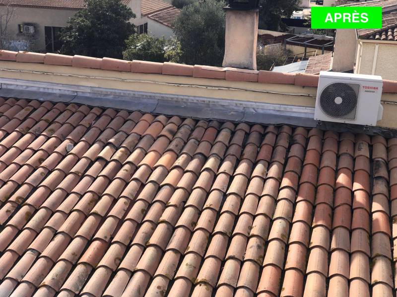 Intervention d’urgence sur toiture traditionnelle après un sinistre à MEZE dans l'Hérault