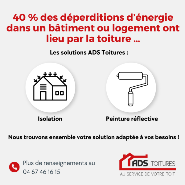 Isolation et peinture reflective pour faire des économies d'énergie à Montpellier et dans l'hérault